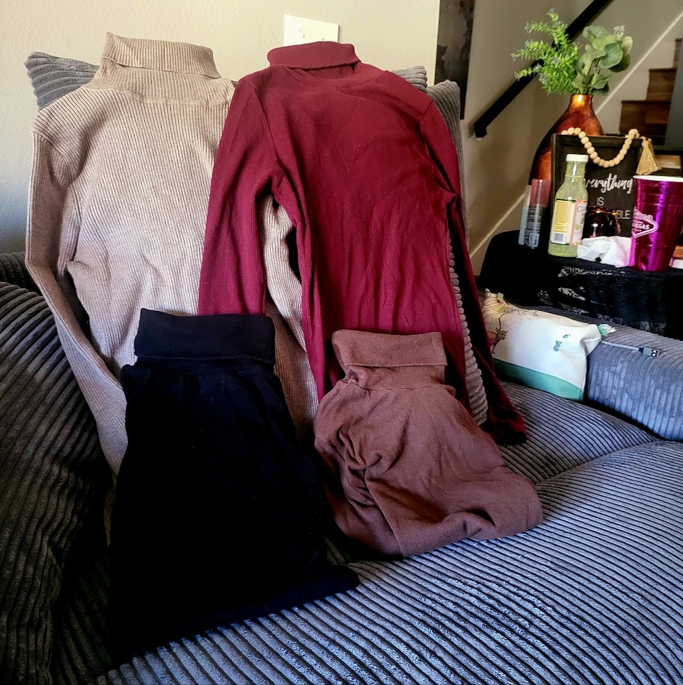 Long Sleeve Turtlenecks Bundle